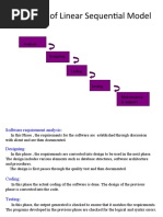 Phases of Linear Sequential Model: Analysis