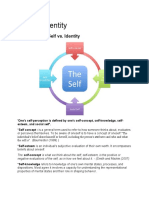 Self vs. Identity - Exploring Concepts of the Self and How Identity Develops