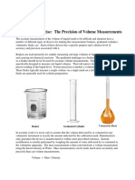 Meniscus and Parallax Error in Measurements | PDF | Physical Sciences