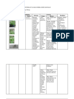 ATabel Identifikasi Tanaman Herba Di Sekitar Rumah