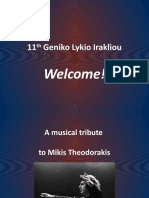 A Musical Tribute To Mikis Theodorakis