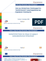 Карактеристики На Лица Со АДХД и Бихејвиорални Проблеми