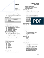 Reading and Writing 1 Q: Skills For Success Unit 4 Student Book Answer Key