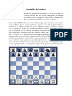 anotacion del ajedrez