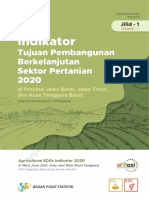 Indikator Tujuan Pembangunan Berkelanjutan Sektor Pertanian 2020 Di Provinsi Jawa Barat, Jawa Timur, Dan Nusa Tenggara Barat (Hasil Survei Pertanian Terintegrasi)