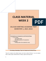 Class Material Week 2