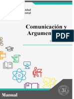 MANUAL DE COMUNICACIÓN Y ARGUMENTACIÓN UNIDAD I y II - 2021