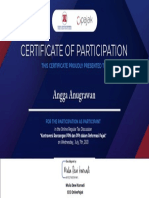 E-Certificate of Participation Angga Anugrawan