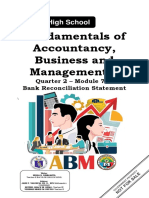 Abm Fabm2 Module 7 Lesson 1 Bank Reconciliation