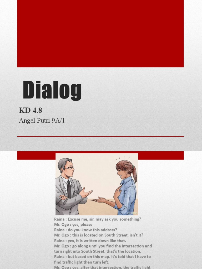 Dialog: Angel Putri 9A/1 | PDF | Language Arts & Discipline | Home & Garden