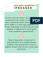 10 Consejos para Ayudarte A Emprender