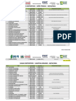 Vagas Disponíveis - João Pessoa - 28/10/2021