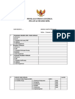 Penilaian Prestasi Kerja