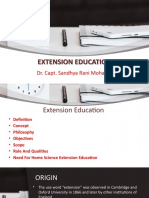 Extension Education