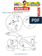 Actividades Del Número 2 para Niños de 3 Años