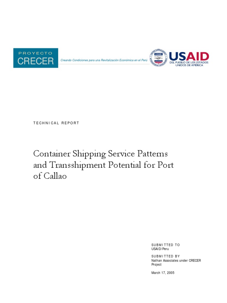 Container Shipping Service Patterns and Tranashipping Poten | PDF ...