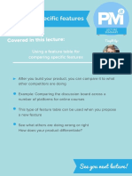 CHEAT SHEET Analyze Specific Features