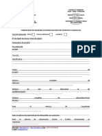 Formulaire de demande AMM dispositif MINSANTE-DPML Cameroun