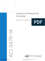 ACI 347R-14, Guide To Formwork For Concrete