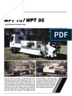 WPT 50 WPT 70 / WPT 95: Truck Mounted Concrete Pump