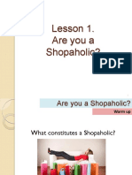 Are You Shopaholic