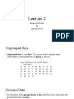 16546business Statistics Lecture 2