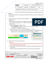 Service Manual: SV01-NHX40AX03-01E NHX4000 MSX-853 Axis Adjustment Procedure of Z-Axis Zero Return Position