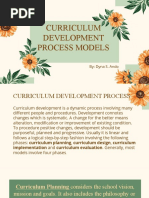 Curriculum-Development - Process and Models