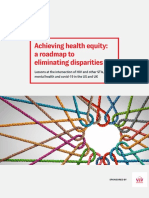 Achieving Health Equity: A Roadmap To Eliminating Disparities