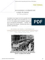 El Sistema Económico Occidental Está - A Punto de Expirar, Por Thierry Meyssan