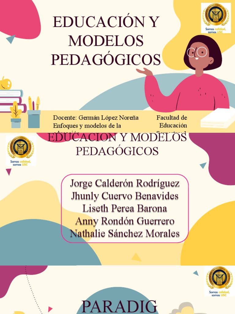 Modelos Pedagógicos en Educación | PDF | Evaluación | Aprendizaje