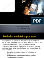 Soldaduras por arco eléctrico SMAW