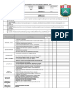 Formato INFORME DEL AVANCE Primaria 2021