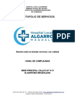 Portafolio de Servicios Hospital Algarrobo