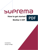 How To Get Started With Biostar 2 Api: Compiled by George Cartlidge