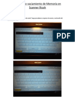Instructivo Vaciamiento de Memoria en Scanner Ricoh