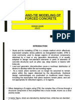 Strut-And-Tie Modeling of Reinforced Concrete: Shanza Saqib CE-017