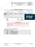 Lista de verificación inspección motores