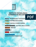 Tema-Distribucion Normal-Probabilidad y Estadistica-Juan Pablo Olmos Contrera-Unidad6