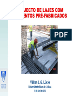 Lajes Pré-Fabricadas - Profº Valter Lúcio