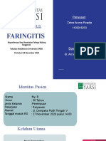 Laporan Kasus Faringitis Zahra Aruma P 1102016233