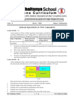 CBSE X Maths Case Study Practice Tests (3 Topics)