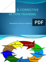 Cause & Corrective Action Traininga