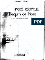 La Posteridad Espiritual de Joaquín de Fiore. de Joaquín a Schelling, Tomo I - Henri de Lubac