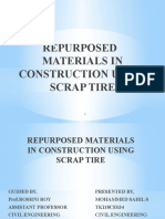 Repurposed Materials in Construction Using Scrap Tire