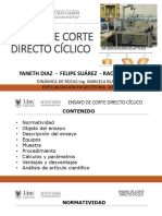 Ensayo de Corte Directo Ciclico