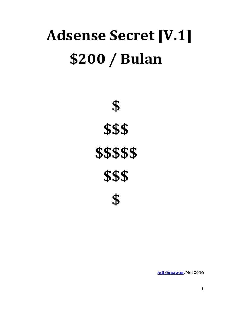 Rahasia Sukses Adsense: Panduan Lengkap Optimasi dan Monetisasi Konten Anda