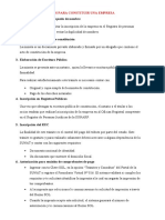 PASOS PARA CONSTITUIR UNA EMPRESA Y ELABORACIÓN DE UN ORGANIGRAMA (KARINA NIHUA RAMIREZ)