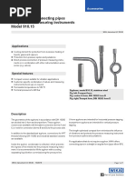 Syphons and Connecting Pipes For Pressure Measuring Instruments Model 910.15