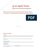 Managing An Agile Team - Peer-Reviewed Assignment (Coursera)